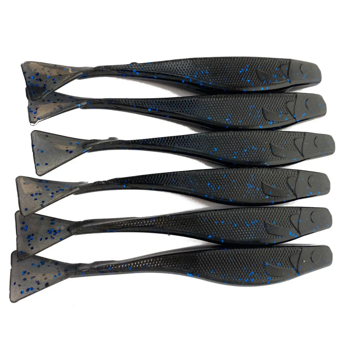 5’’ Jerk Minnow | Black n Blue - Fishing Baits & Lures