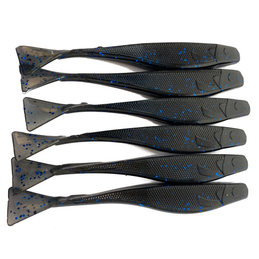 5’’ Jerk Minnow | Black n Blue - Fishing Baits & Lures