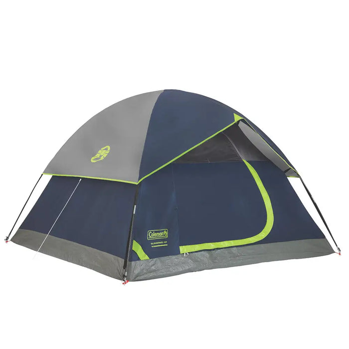 Coleman Sundome 4-Person Camping Tent - Navy Blue Grey