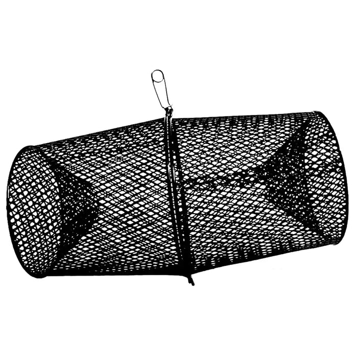 Frabill Torpedo Trap - Black Minnow Trap - 10’’ x 9.75’’ x