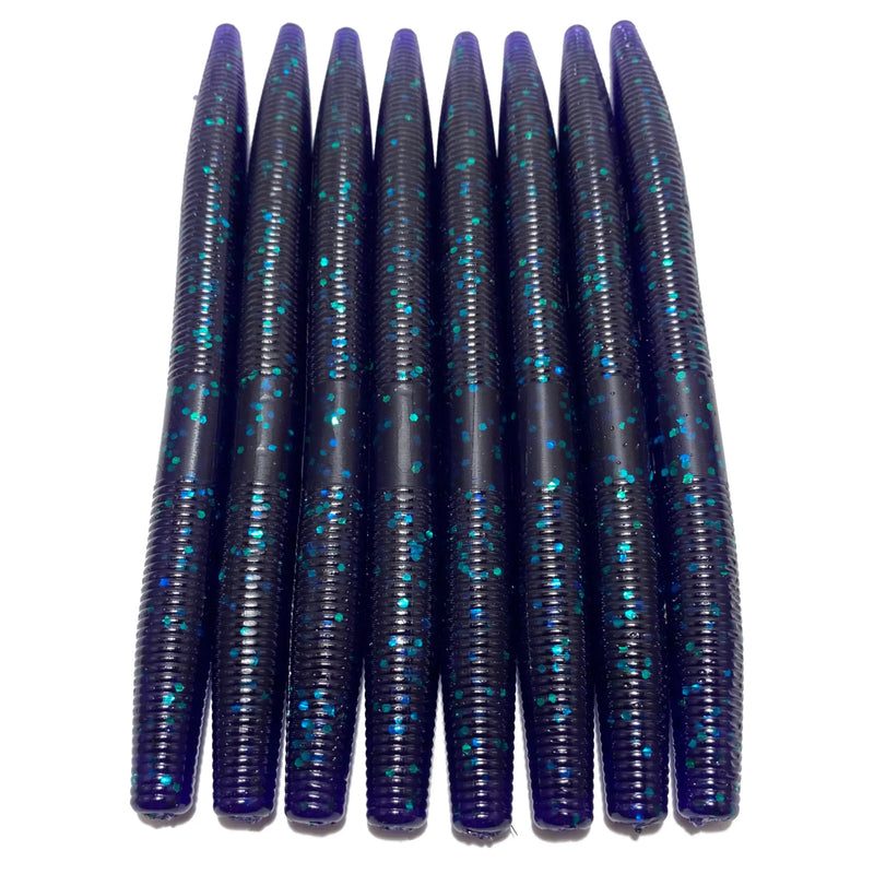 5’’ Stick Worm | Junebug - Fishing Baits & Lures