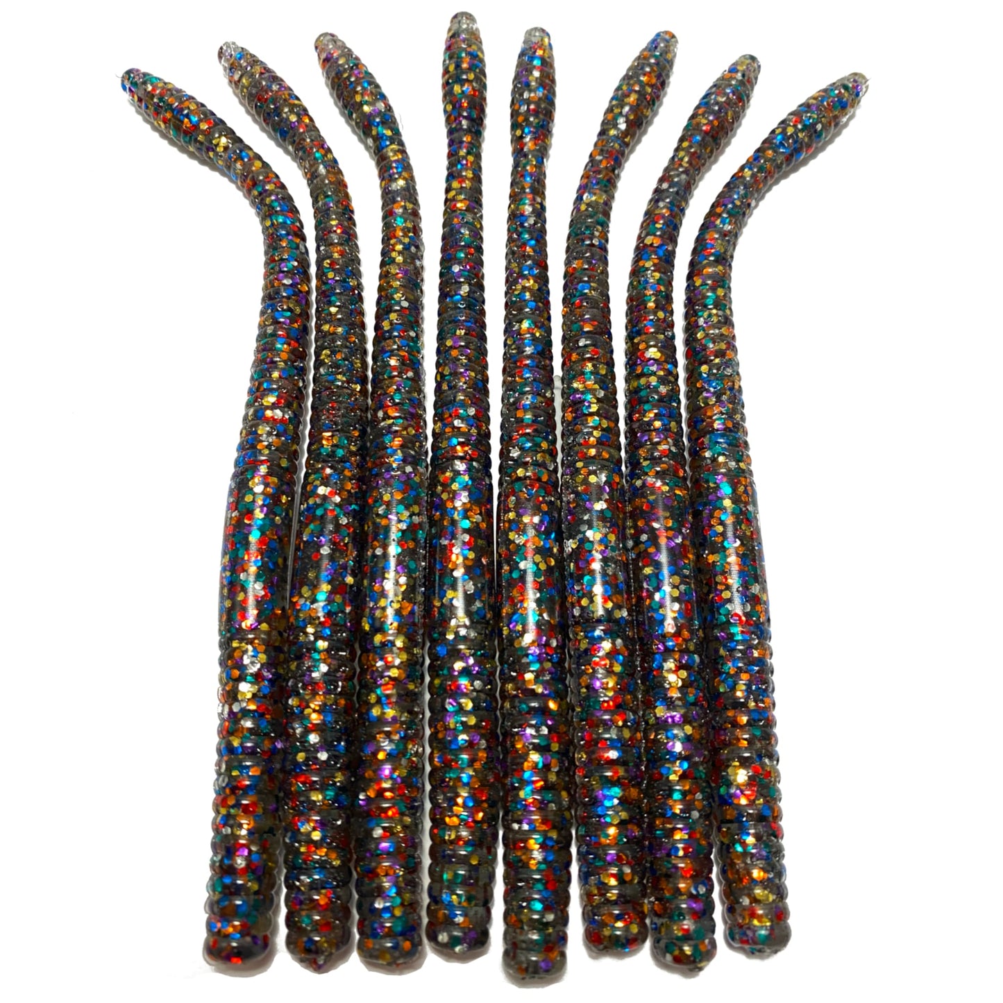 Obee 6 Finesse Worm - Confetti - 6 Finesse Worm