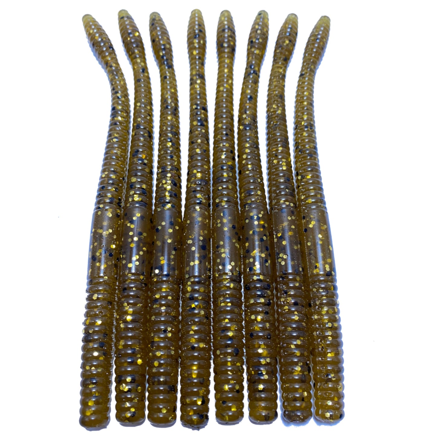 Obee 6 Finesse Worm - Green Pumpkin Magic - 6 Finesse Worm