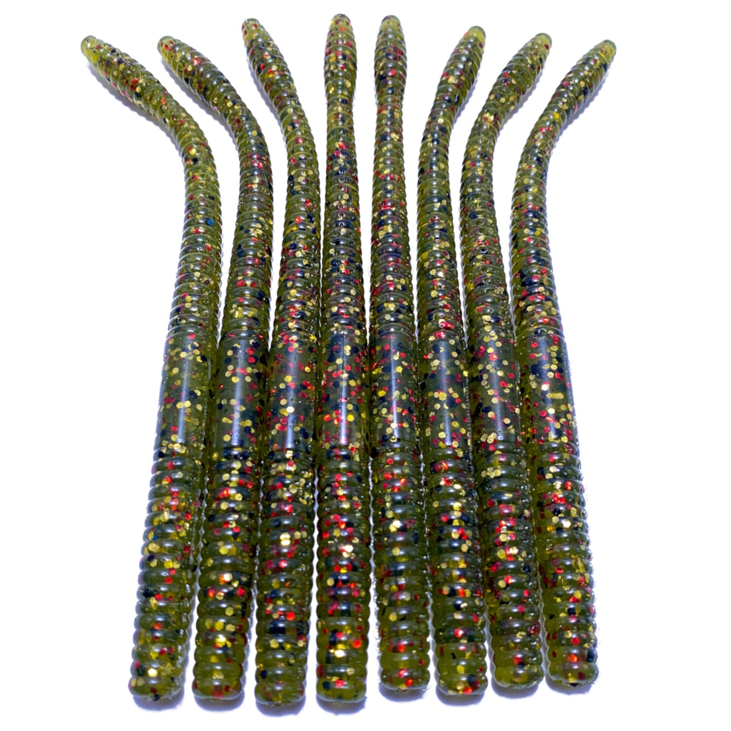 Obee 6 Finesse Worm - Watermelon Red Magic - 6 Finesse Worm