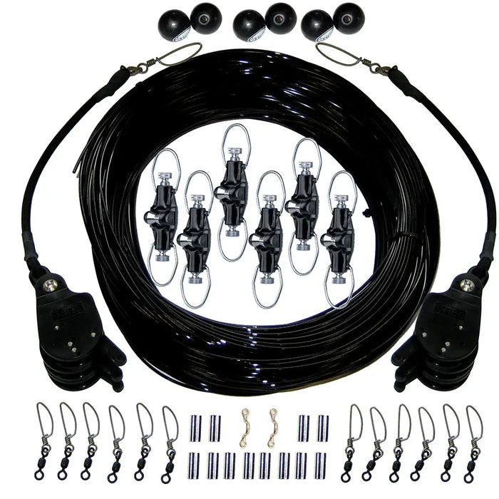 Rupp Triple Rigging Kit W/Lok-Ups Nok-Outs - 460’ Black