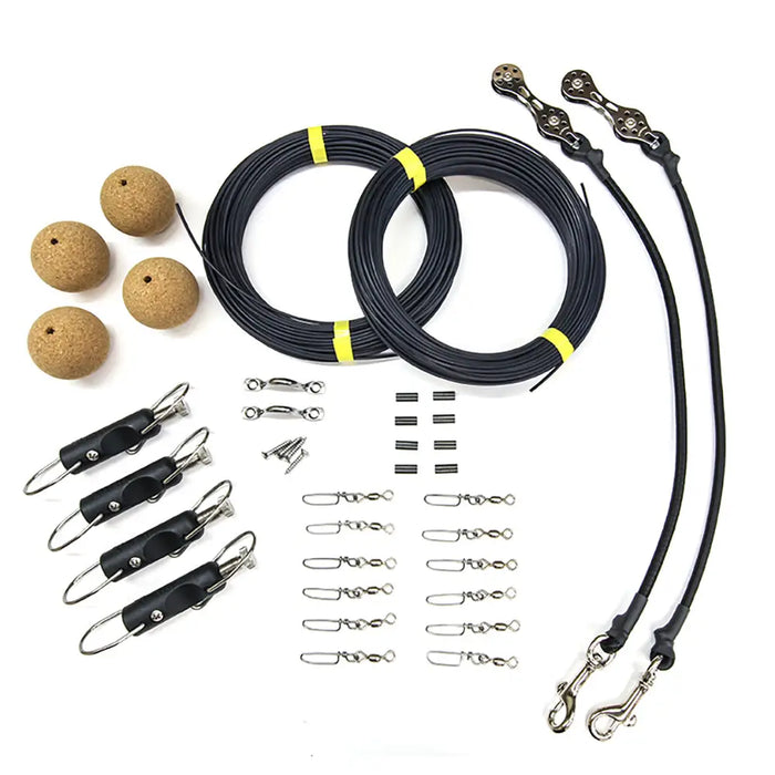 Tigress Ultimate Rigging Kit - 400lb Black Mono - Outrigger