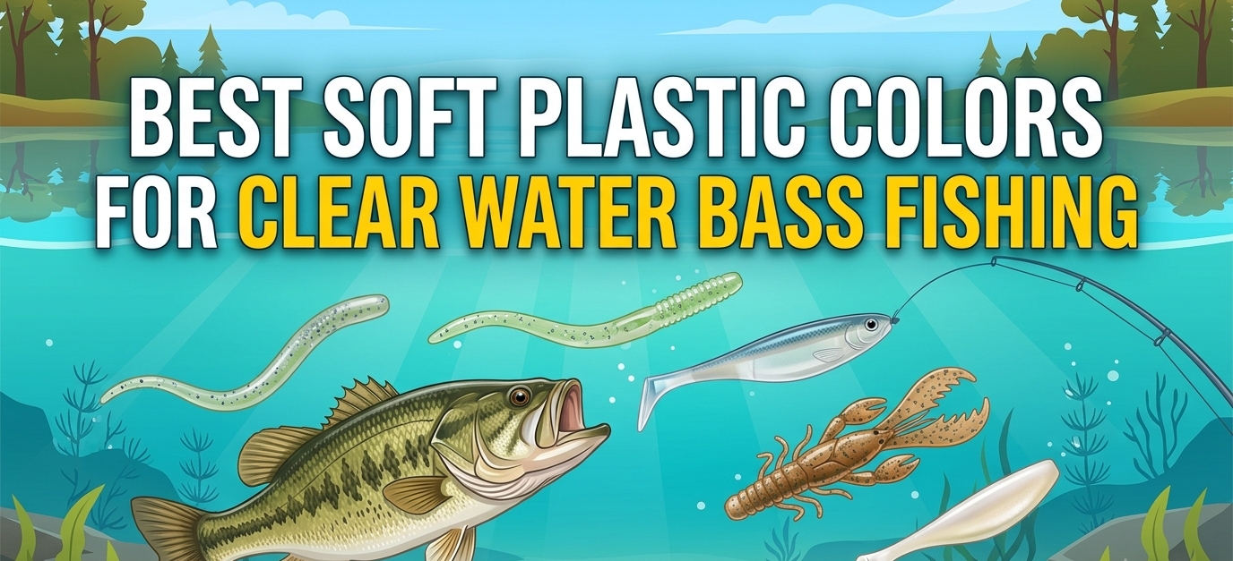 Best Soft Plastic Colors for Clear Water Bass Fishing