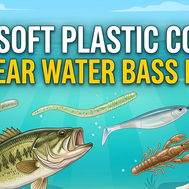 Best Soft Plastic Colors for Clear Water Bass Fishing