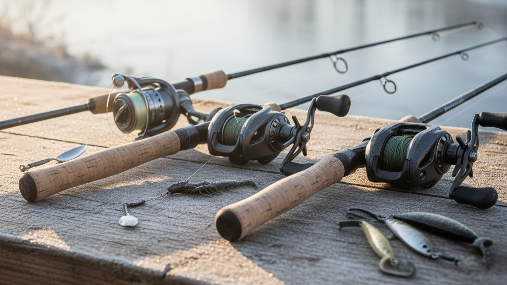 how to choose the right rod and reel for bass fishing winter