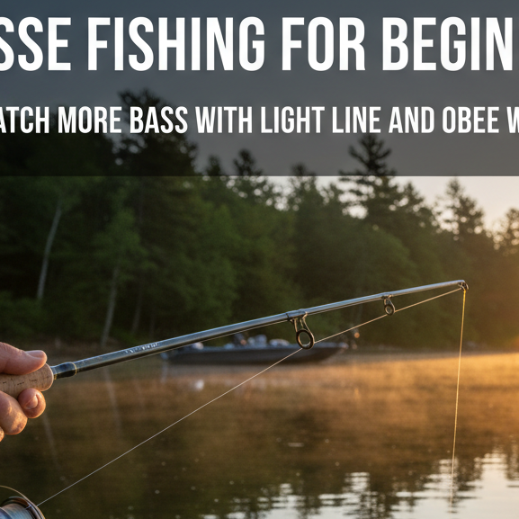 finesse fishing for beginners - how to catch more bass with light line and obee worms