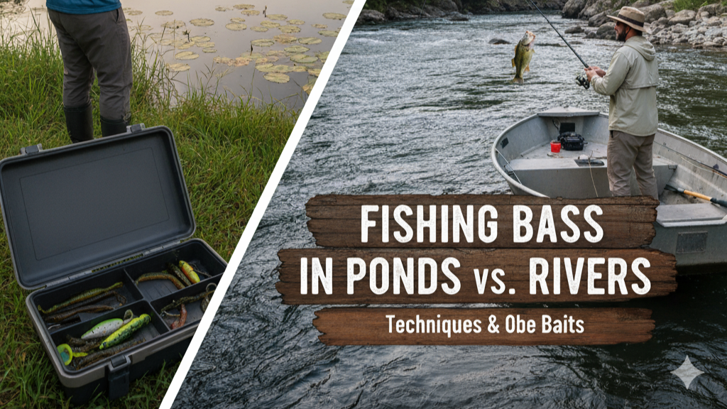 fishing for bass in rivers vs ponds