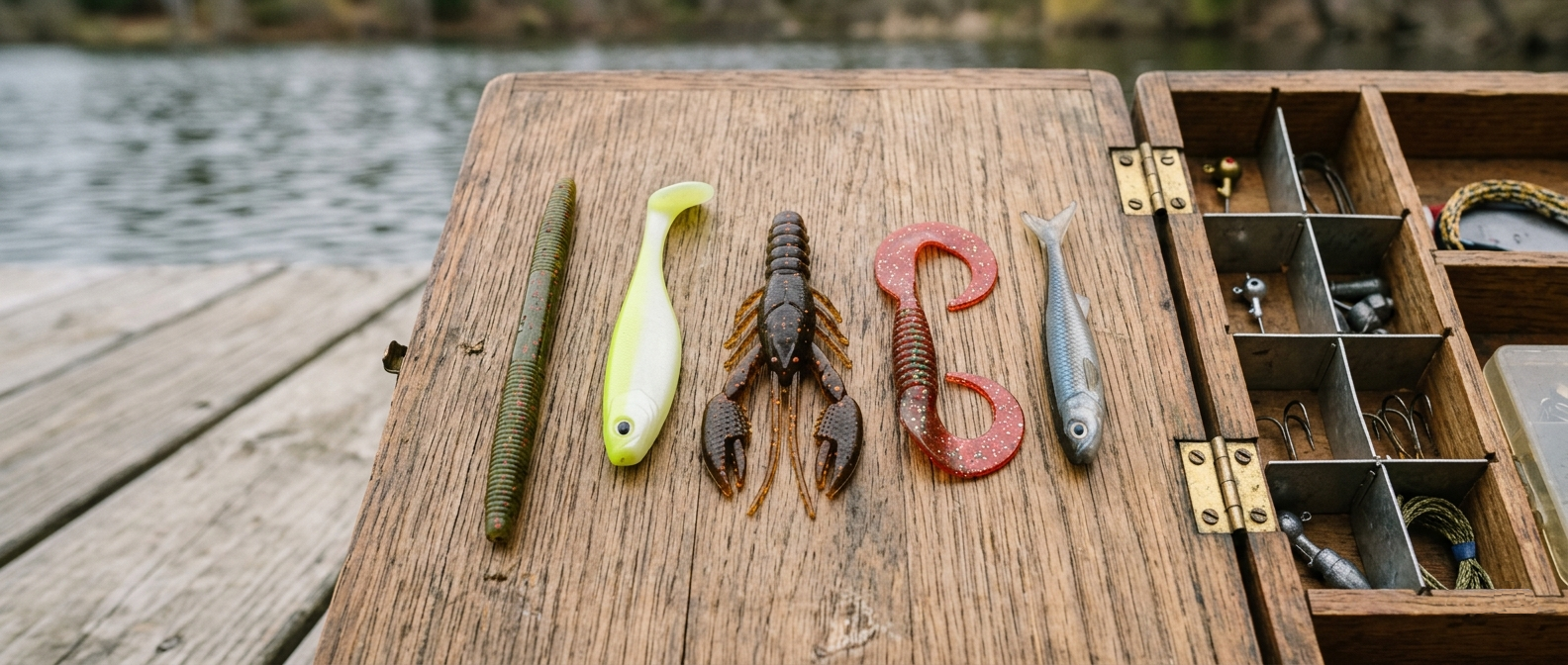 op 5 soft plastic baits for bass fishing in 2026