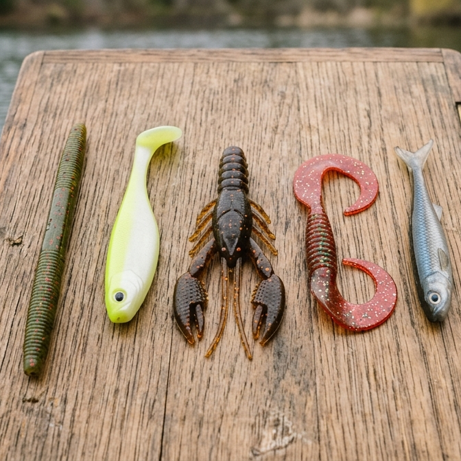 op 5 soft plastic baits for bass fishing in 2026