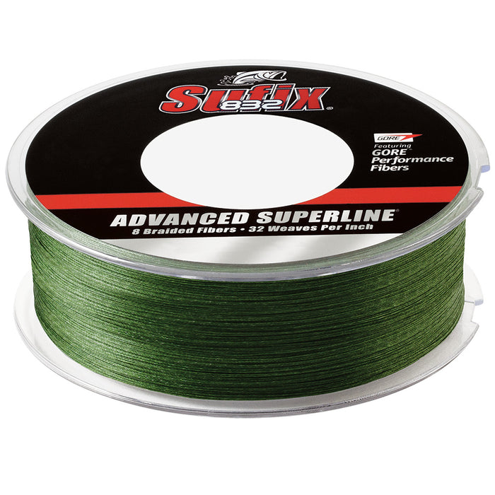 Sufix 832 Braid - 50lb - Low-Vis Green - 600 yds