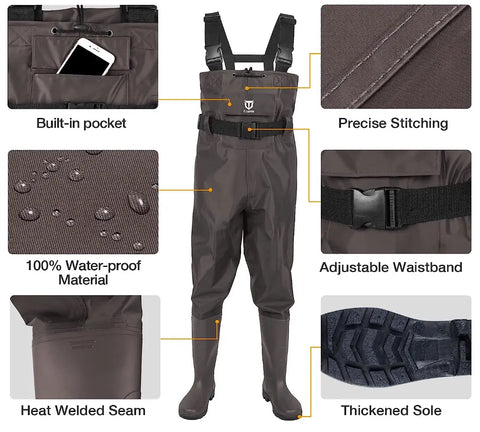 Best Lightweight Waterproof Waders - TideWe for Fishing &