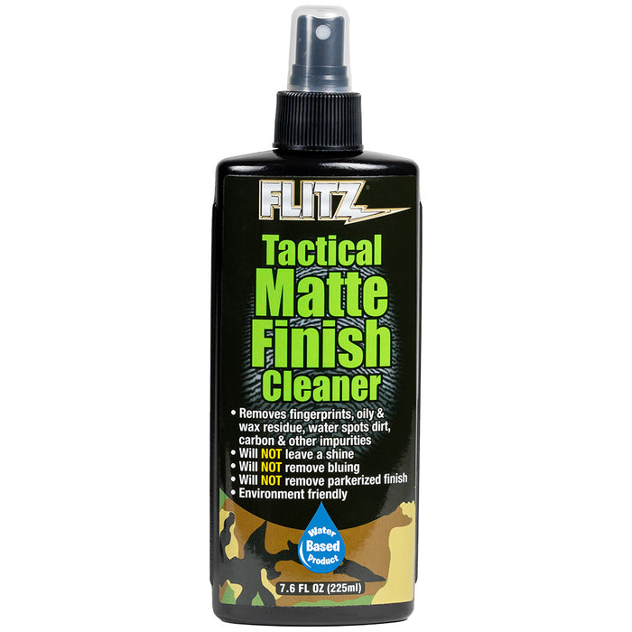 Flitz Tactical Matte Finish Cleaner - 7.6oz Spray