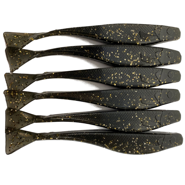 5’’ Jerk Minnow | Black n Gold - Fishing Baits & Lures