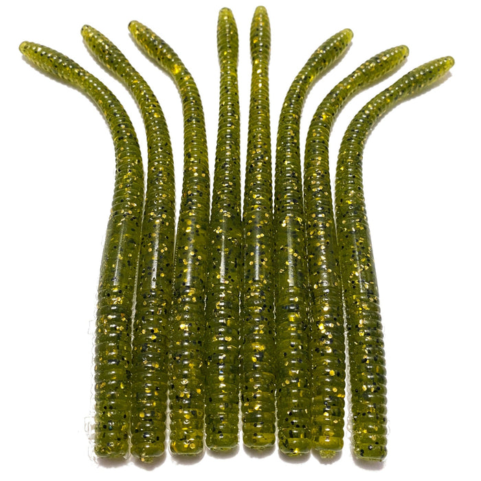 6’’ Finesse Worm | Watermelon Magic - Fishing Baits & Lures