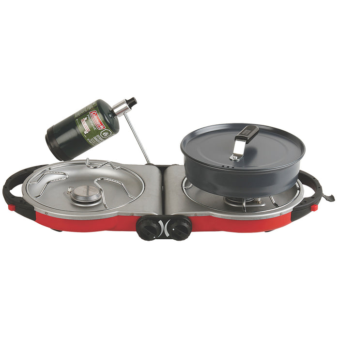 ColemanPerfectFlow InstaStart Fold N Go Stove - 2-Burner