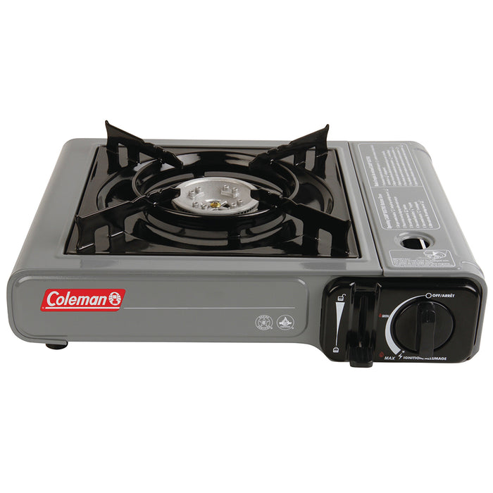 Coleman Table Top 1 Burner Butane Camping Stove - Grey