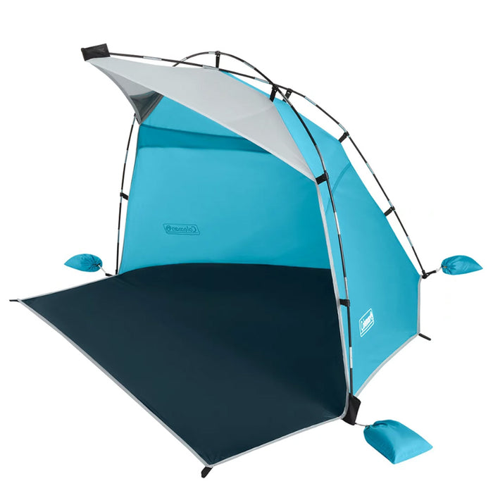 Coleman Skyshade Small Compact Beach Shade - Caribbean Sea