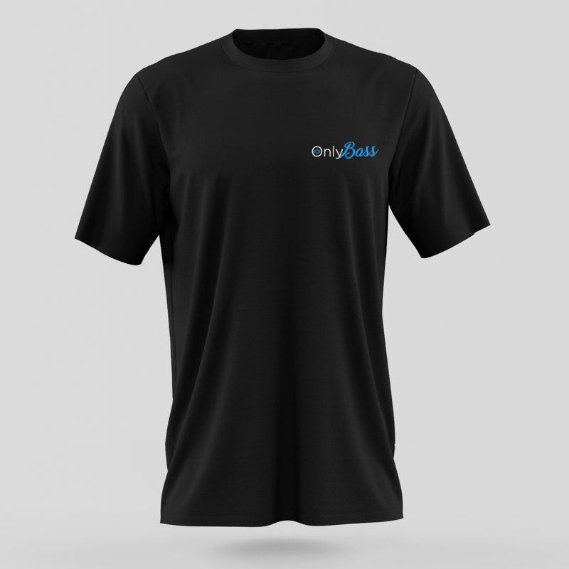 OnlyBass Black T-Shirt - Chest Logo