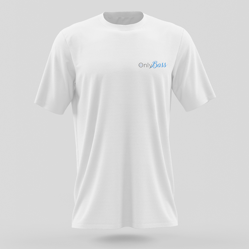 OnlyBass White T-Shirt - Chest Logo