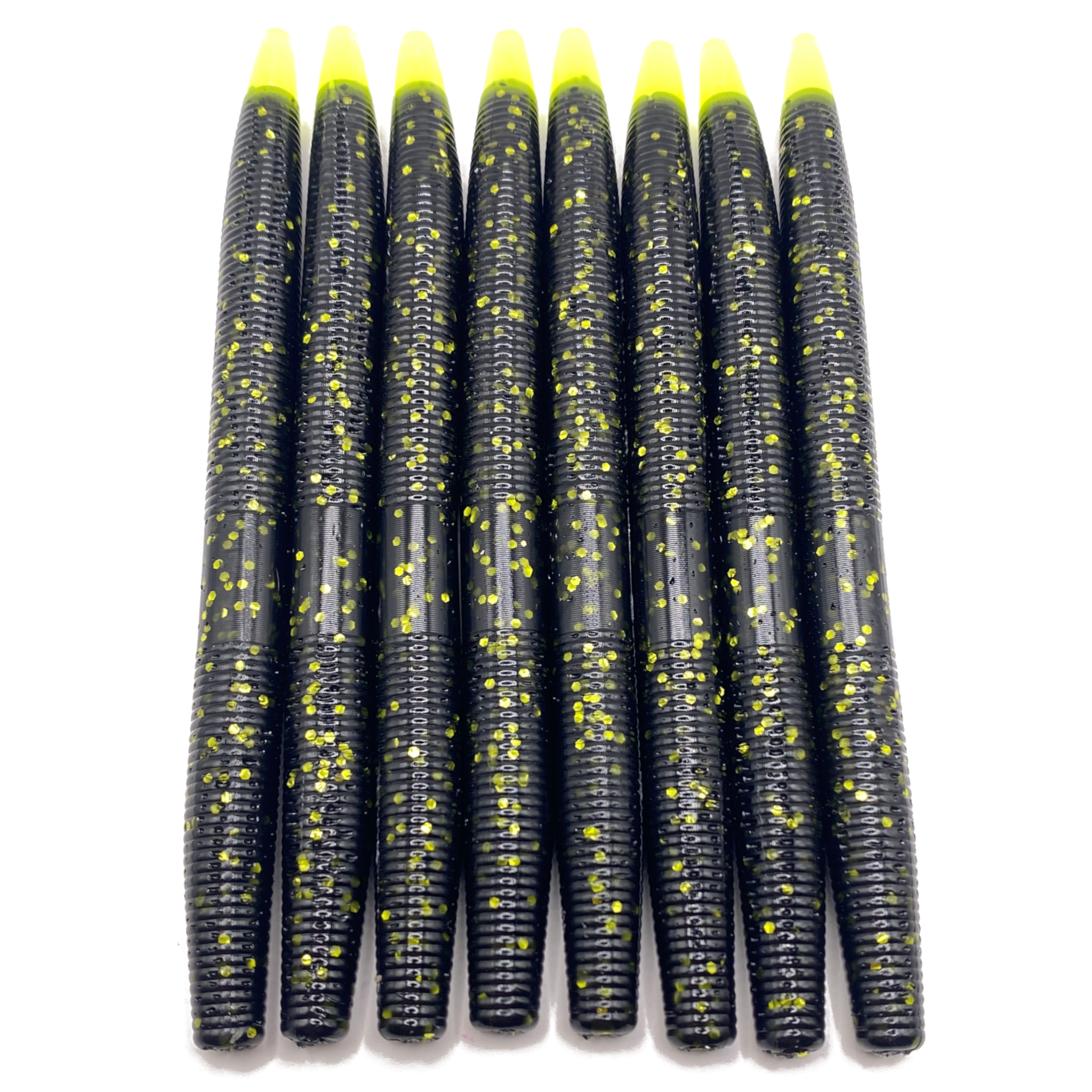 black neon 5 inch stick worm