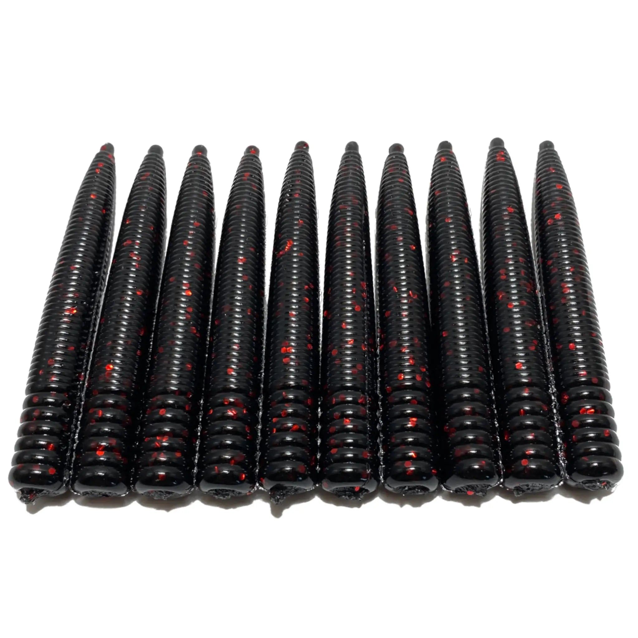 3’’ Ned Stick | Black Red Flake - Fishing Baits & Lures