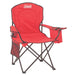 Coleman Cooler Quad Chair - Red - Camping