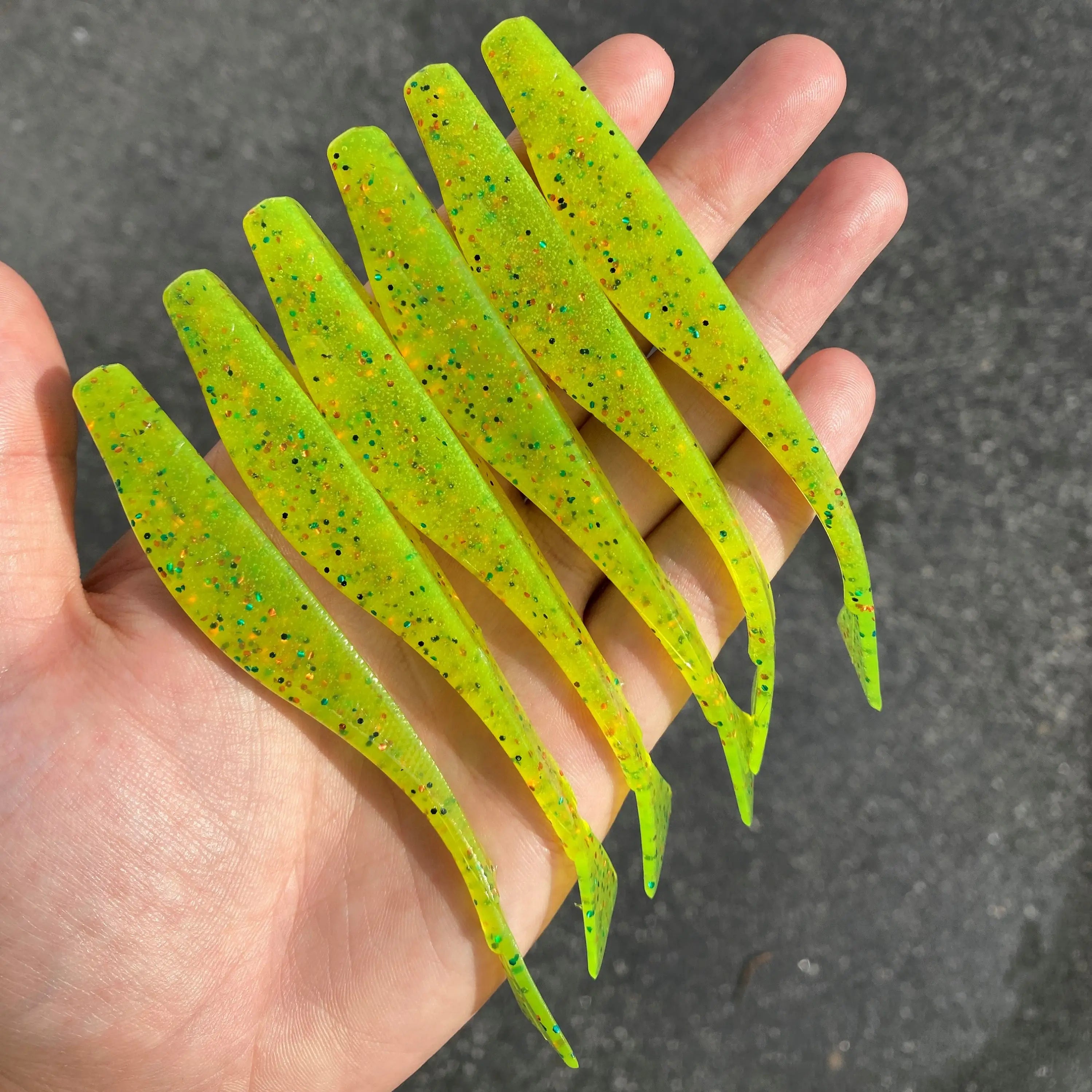 5’’ Jerk Minnow | Firetiger Chartreuse - Fishing Baits &