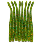 6’’ Finesse Worm | Firetiger Chartreuse - Fishing Baits &