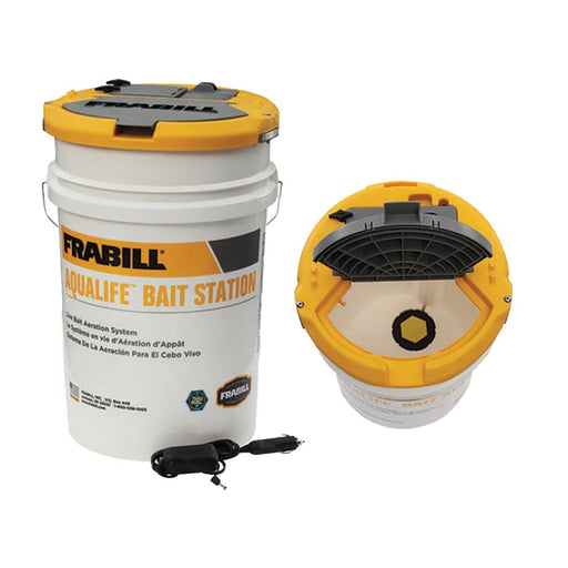 Frabill Aqua-Life Bait Station - 6 Gallon Bucket - Bait