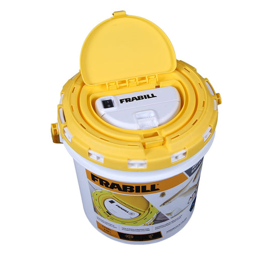 Frabill Dual Fish Bait Bucket w/Aerator Built-In - Bait