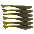 5’’ Jerk Minnow | Green Pumpkin Candy - Fishing Baits &