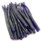 6’’ Finesse Worm | Junebug - Fishing Baits & Lures