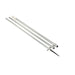 Lee’s 18.5’ Bright Silver Pole w/Black Spike Step Tube