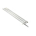 Lee’s 18.5’ Bright Silver Pole w/Black Spike Step Tube