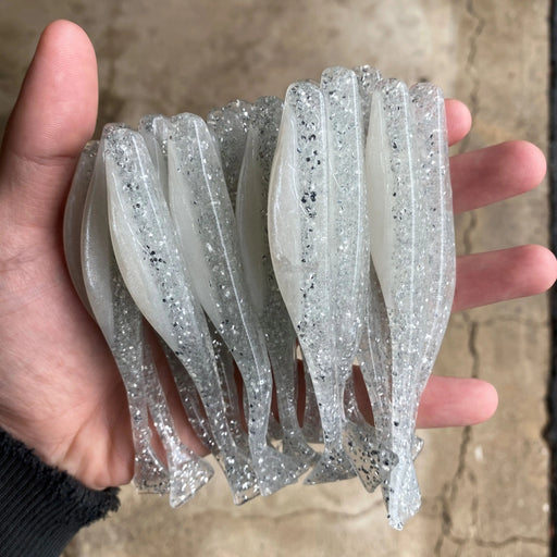 5’’ Jerk Minnow | White Ice - Fishing Baits & Lures