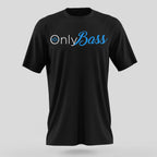 OnlyBass Black T-Shirt - Full Logo Front - S - T-Shirt