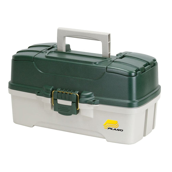 Plano 3-Tray Tackle Box w/Duel Top Access - Dark Green