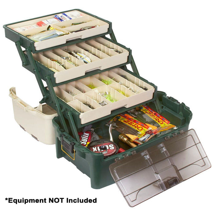 Plano Hybrid Hip 3-Tray Tackle Box - Forest Green - Tackle