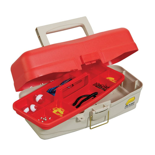 Plano Take Me Fishing Tackle Kit Box - Red/Beige - Tackle