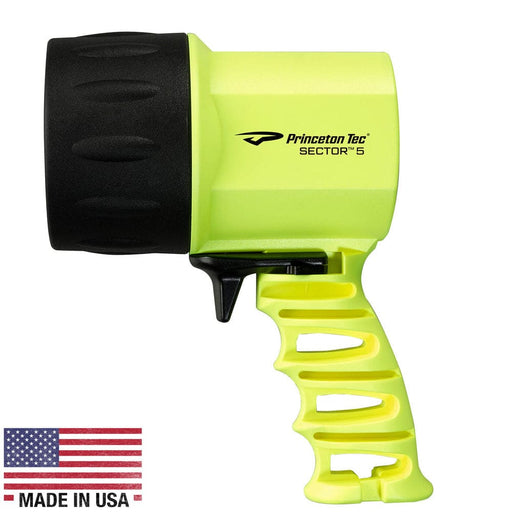 Princeton Tec Sector 5 LED Light - Neon Yellow - Flashlights