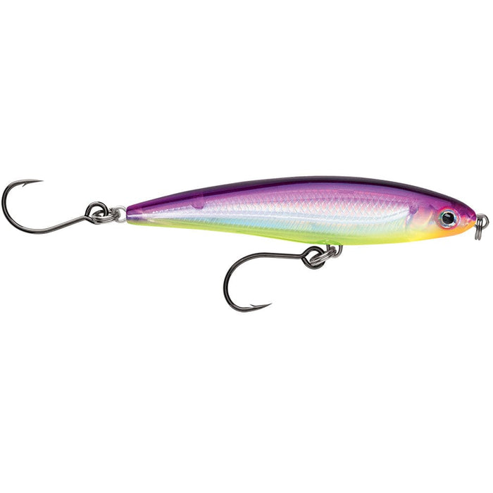 Rapala X-Rap Twitchin Minnow 4’’ Purple Chartreuse