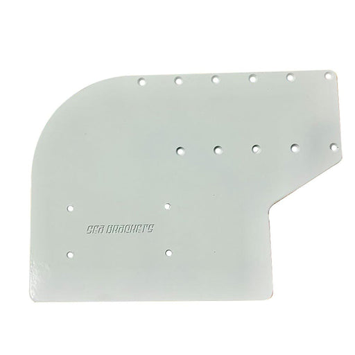 Sea Brackets Small Offset Trolling Motor Plate f/Garmins