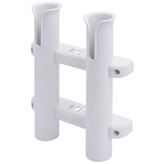 Sea-Dog Two Pole Side Mount Rod Storage Rack - White - Rod