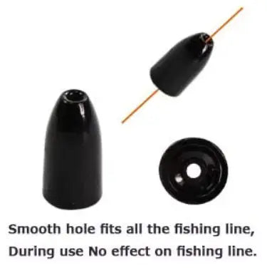 Affordable Tungsten Bass Fishing Weights: Croch 10 Pack