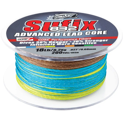 Sufix 832 Advanced Lead Core - 12lb - 10-Color Metered