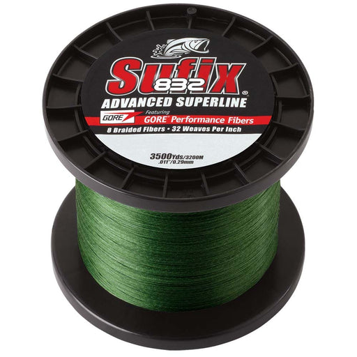 Sufix 832 Advanced Superline Braid - 30lb - Low-Vis Green